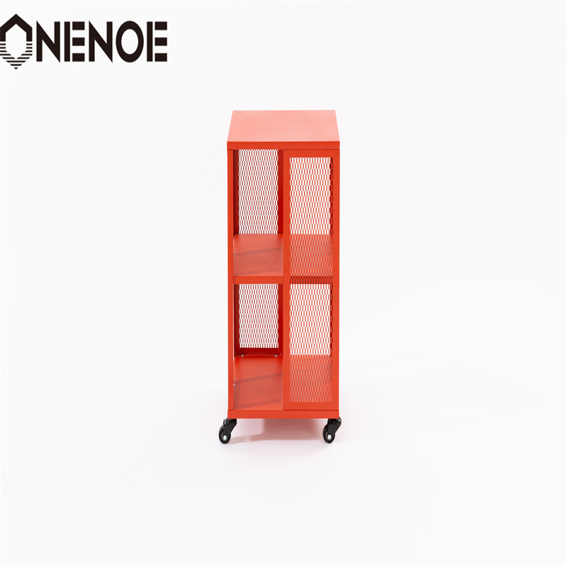 Onenoe Home Modern Furniture Metal Поставими стелажи за подаване на шкаф за шкаф за шкаф за шкаф за съхранение на организатор за съхранение на рамка с 3-степенни